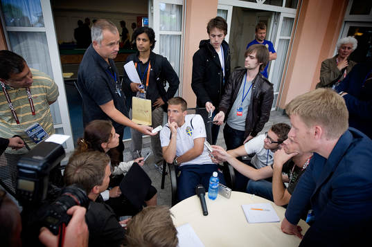Anders Svensson intervjuas