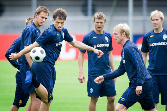 Andreas Granqvist, Johan Elmander, Marcus Allbäck, Petter
