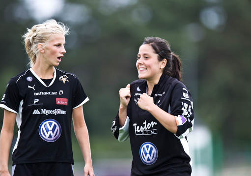 Sofia Jakobsson och Madelaine Edlund