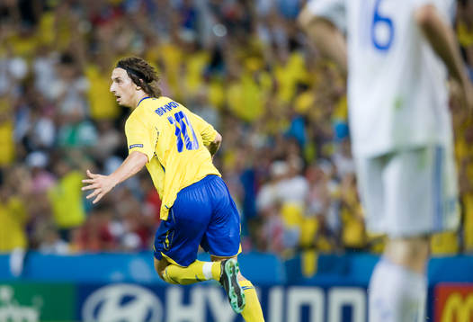 Zlatan Ibrahimovic, Sverige (Jubel)