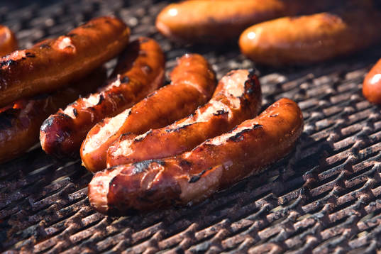 Mat, snabbmat, grillad korv, grill