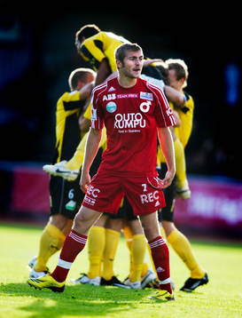 Häcken jubel, Christophe Lallet, Degerfors, depp