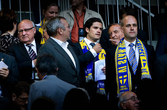 Prins Karl Philip och Fredrik Reinfeldt, Statsminister på