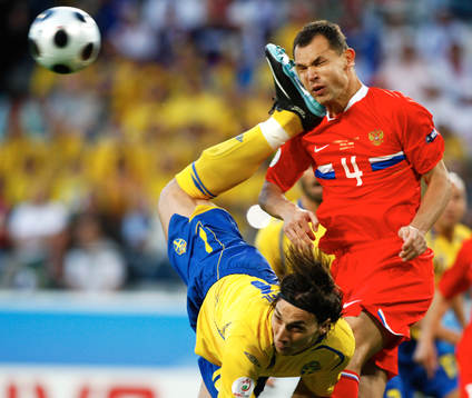 Zlatan Ibrahimovic, Sverige, Sergei Ignashevich, Ryssland,