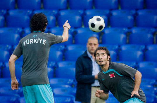 Träning. Hamit Altintop