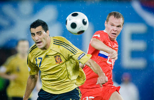 David Güiza, Spanien och Aleksandr Anyukov, Ryssland