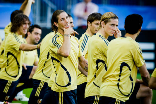 Sergio Ramos och Fernando Torres