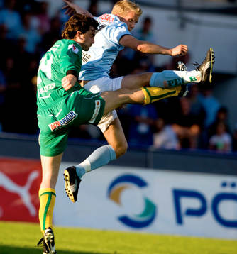 Joakim Nilsson, Malmö och Aleksandar Kitic, Ljugskile