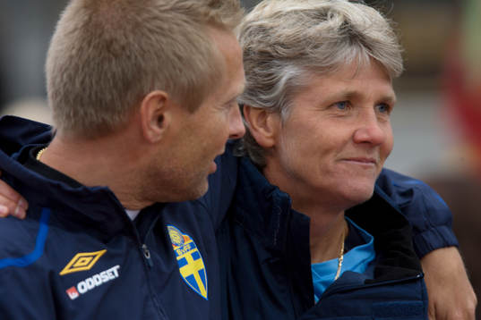 Pia Sundhage, Förbundskapten, USA och Thomas Dennerby,