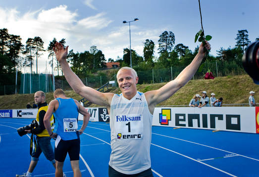 300m, Johan Wissman, jubel