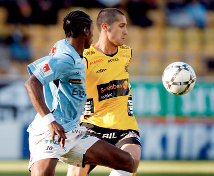 Yannick Bapupa, Gefle och Emir Bajrami, Elfsborg