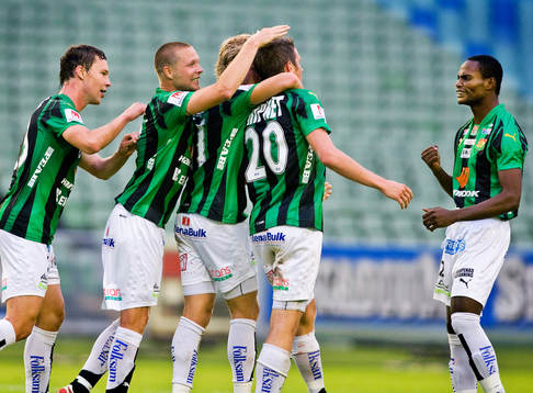 Kenneth Gustafsson, Rickard Ekunde mfl, Gais. Jubel
