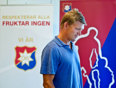 Marcus Allbäck gör sin första träning med Öis på