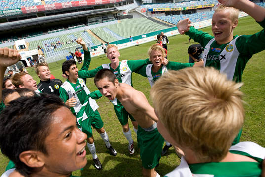 B15, InterClubes (Brasilien)- Hammarby 1 (Sverige). Jubel,