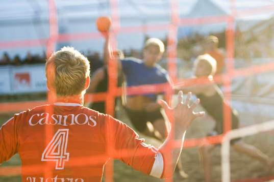 Handboll, Åhus Beachhandboll, herr, final, motionsklassen