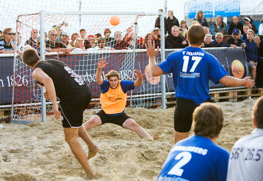 Handboll, Åhus Beachhandboll, herr, final, motionsklassen