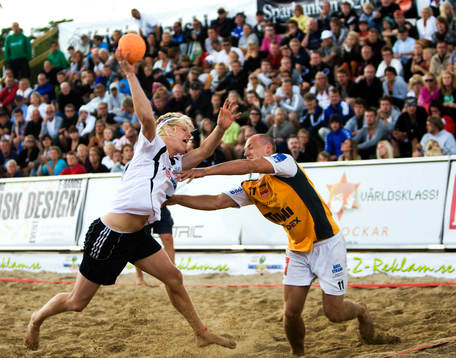 Handboll, Åhus Beachhandboll, herr, Rimbo - Kristianstad
