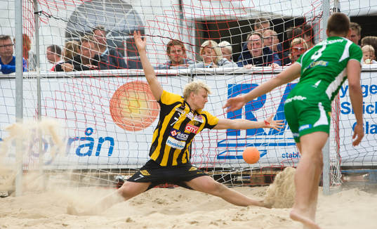 Handboll, Åhus Beachhandboll, herr, Hammarby - Kristianstad
