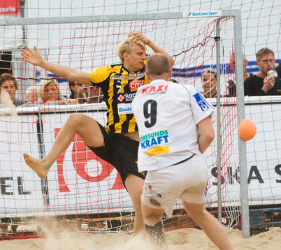 Handboll, Åhus Beachhandboll, herr, Hammarby - Kristianstad