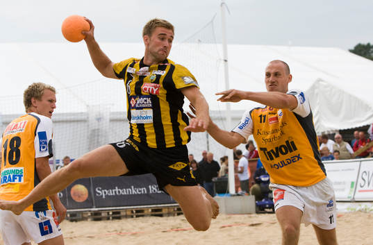 Handboll, Åhus Beachhandboll, herr, Hammarby - Kristianstad