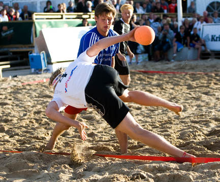 Handboll, Åhus Beachhandboll, herr, semifinal, Åhus -