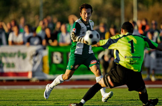 Louay Chanko, Hammarby, skjuter mot mål