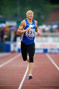 400m, Johan Wissman ansträngde sig inte speciellt utan