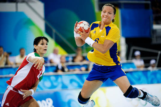 Anita Gorbicz, Ungern, och Therese Islas Helgesson, Sverige