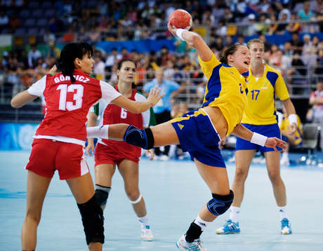 Therese Islas Helgesson, Sverige, skjuter
