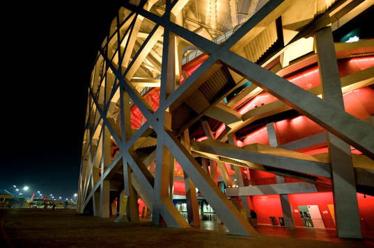 OS 2008, Friidrott, National Stadium, exteriör