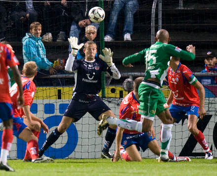 Daniel Andersson, målvakt och Nathan Paulse