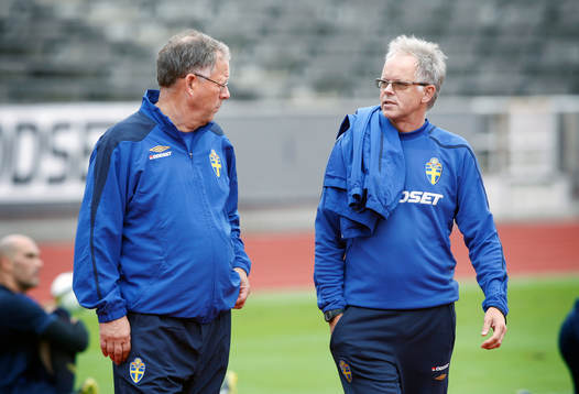 Lars Lagerbäck, Förbundskapten pratar med Anders