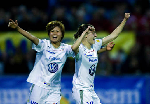 Mami Yamaguchi, och Johanna Rasmussen, Umeå