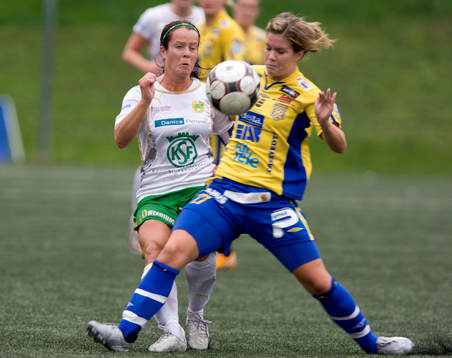 Hanna Folkesson, Umeå Södra och Jennie Jonsson, Hammarby