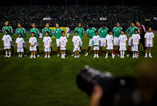 Lag, lagppställning, startelva. Det mexikanska landslaget