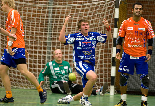 Daniel Bygdemark, missad målchans för Trelleborg