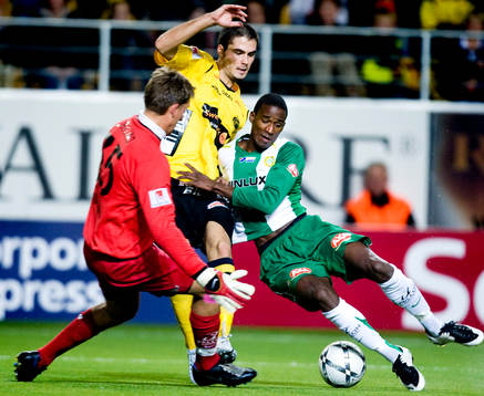 Denni Avdic, Elfsborg, Kristoffer Björklund, målvakt,
