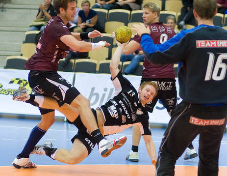 Haukur Andresen, skott mot Lugi-målet