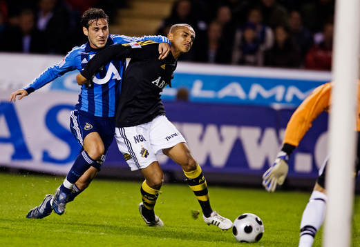 Enrico Cardoso Nazaré, Djurgården, och Walid Atta, AIK,