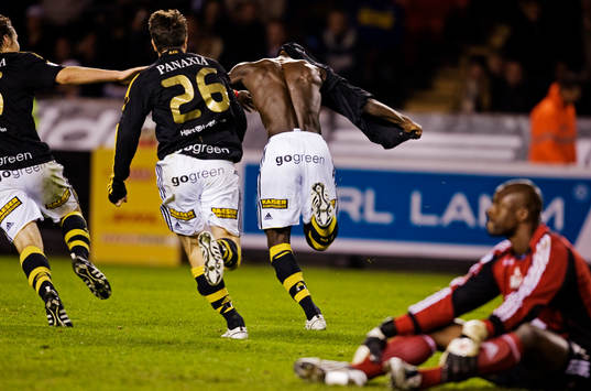 Saihou Jagne, AIK, jubel