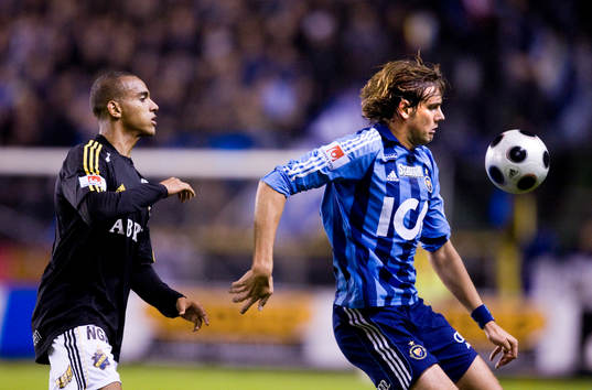 Walid Atta, AIK, och Mikael Dahlberg, Djurgården