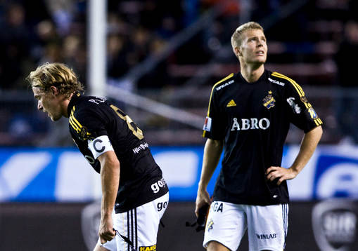 Daniel Tjernström, och Per Karlsson, AIK