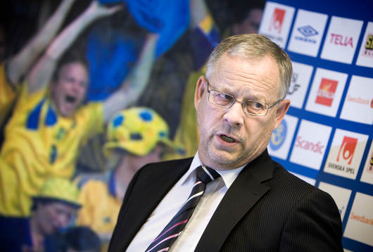 Presskonferens, Lars Lagerbäck, förbundskapten