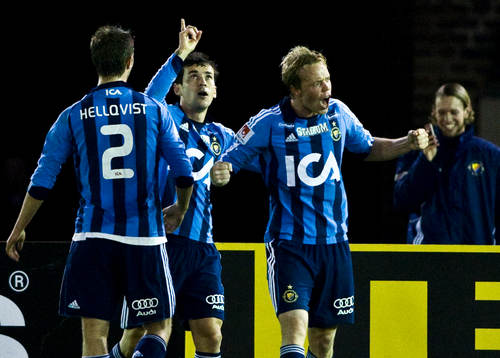 Enrico Cardoso Nazaré, och Patrik Haginge,  Djurgården,