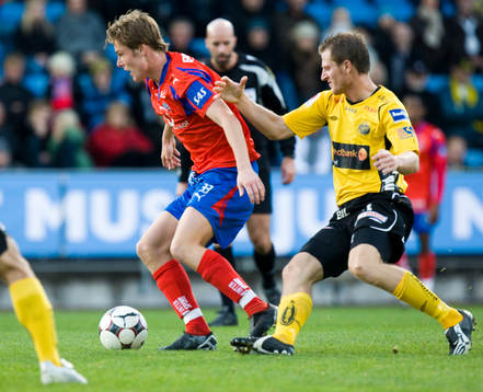 Marcus Bergholtz, mittfältsdebutant som imponerade,