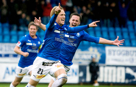 Magnus Andersson, TFF gör 2-1. Jubel