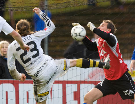 AIK:s bortdömda mål, Mats Rubarth mot Magnus Bahne,
