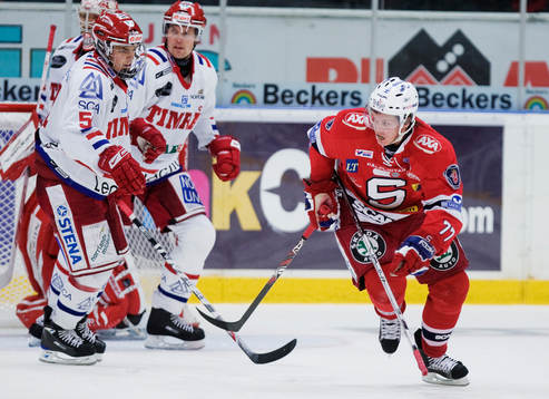 Stefan Pettersson, Södertälje, åker iväg med Anton