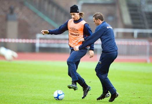 Zlatan Ibrahimovic och Andreas Granqvist