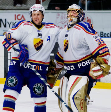 Marcus Ragnarsson och Stefan Ridderwall, målvakt